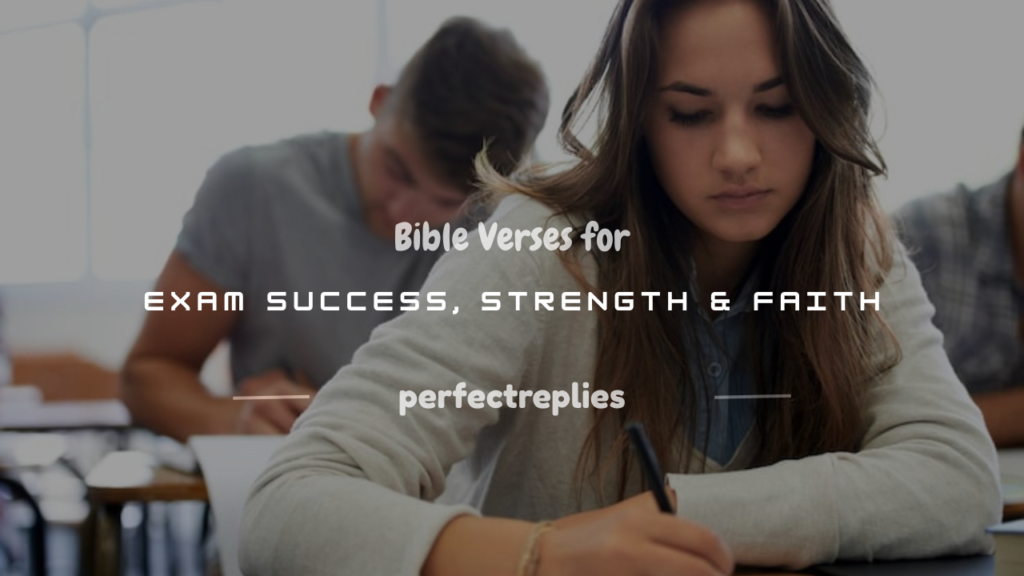 bible verses about success in exams
